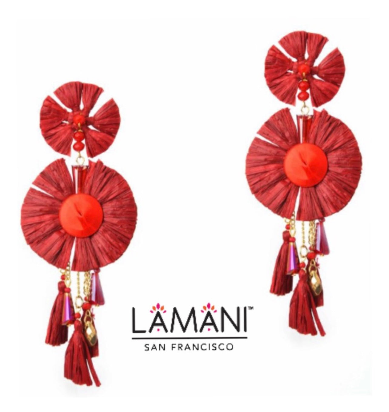 Rouge Flare Earrings - The Vault by Sacha