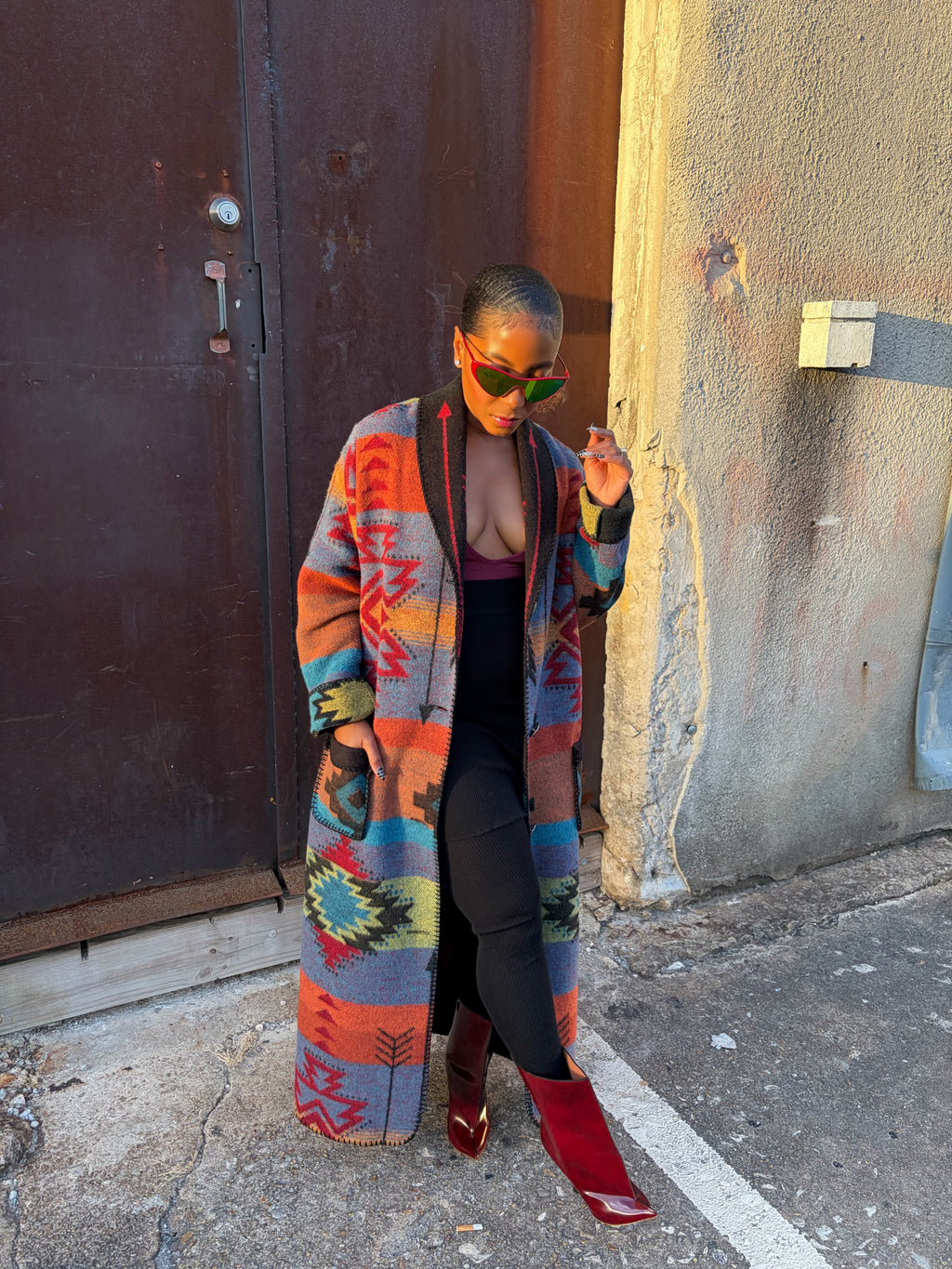 Pre-order 10/30 Arizona Sunsets Aztec Duster - The Vault by Sacha
