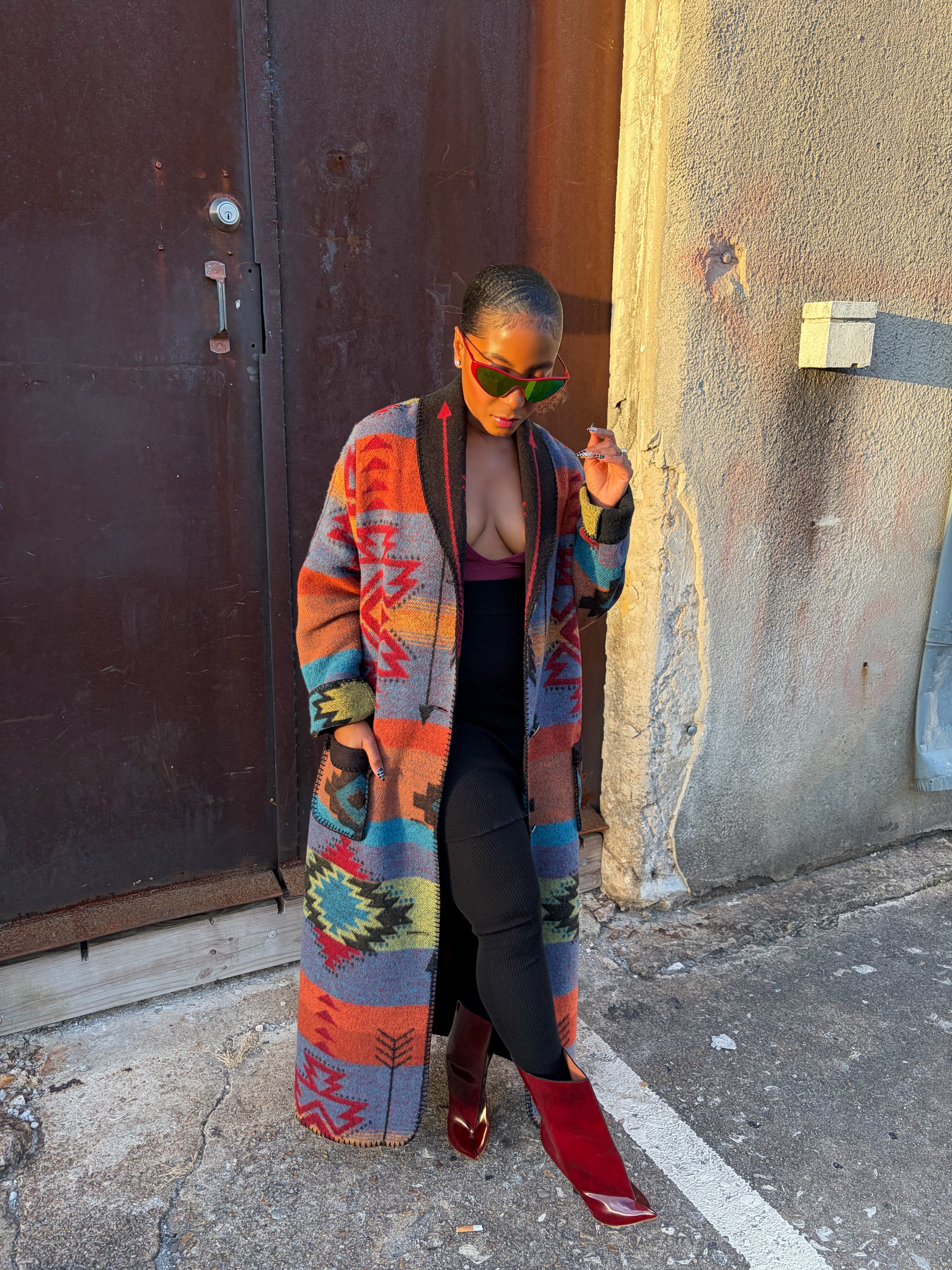 Pre-order 10/30 Arizona Sunsets Aztec Duster - The Vault by Sacha