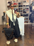 Artisan Fringe Embroidered Capelet