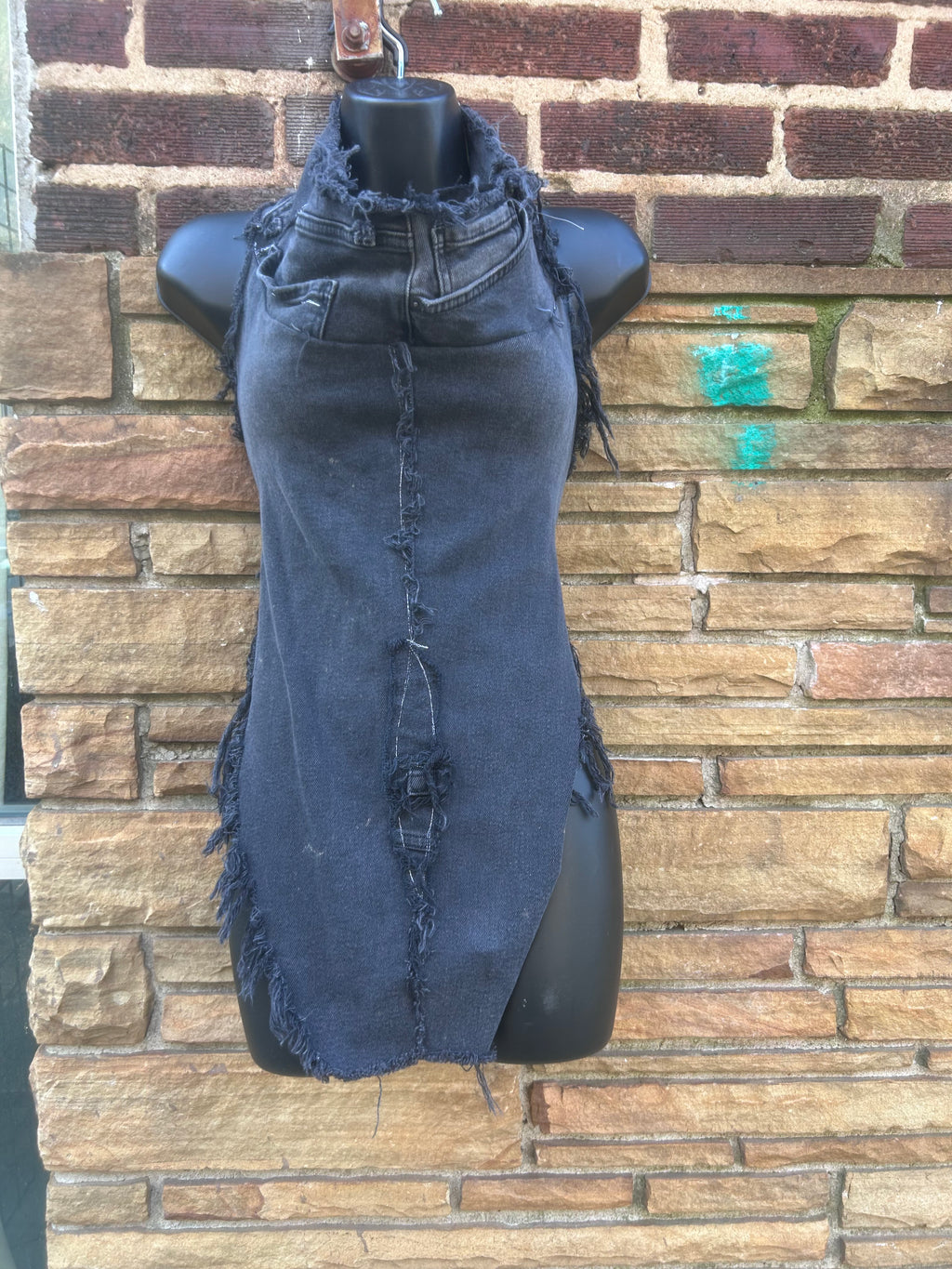 Gray 3 Pocket Halter Top - The Vault by Sacha