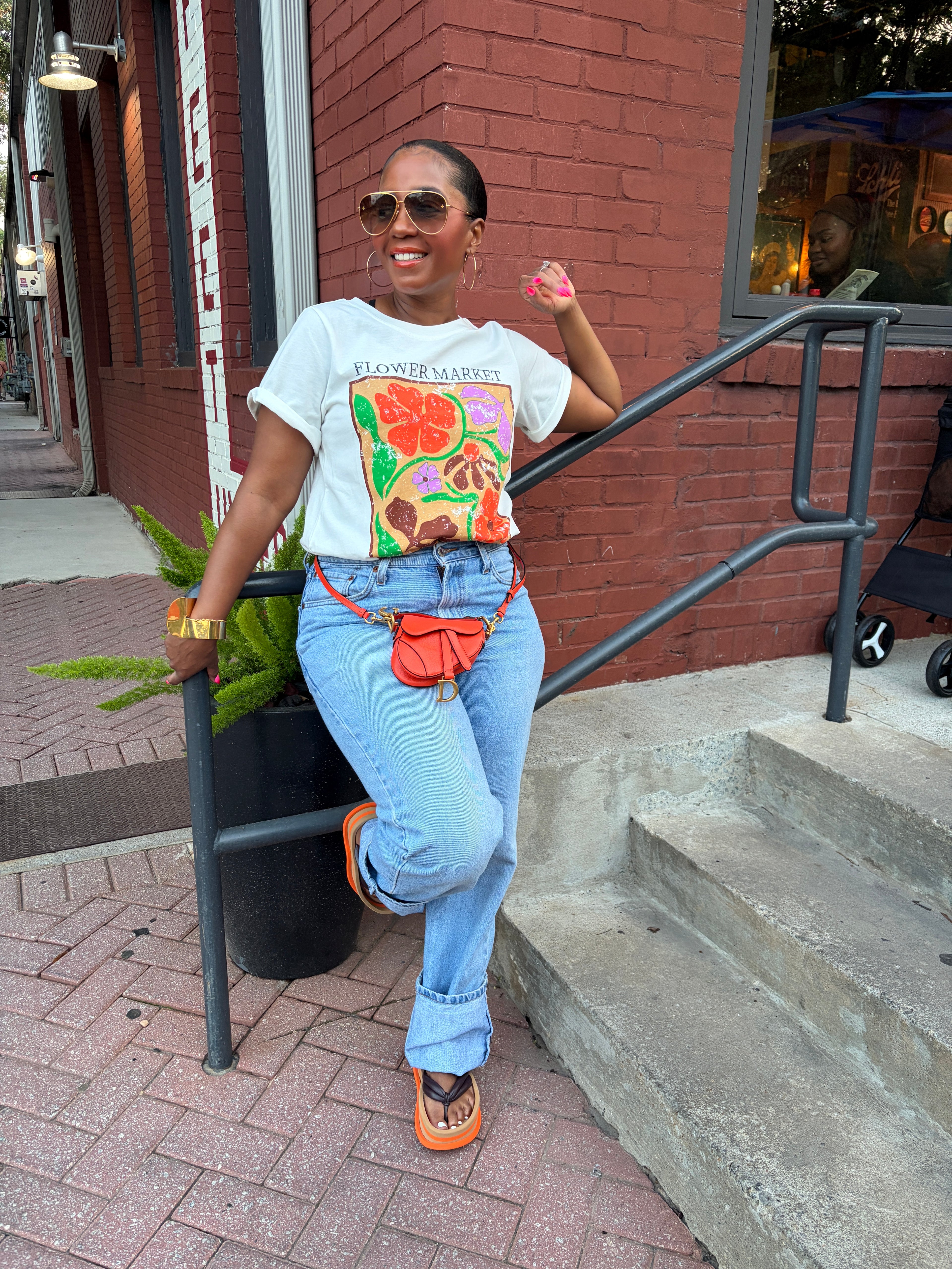 Amsterdam Flower Market Tee