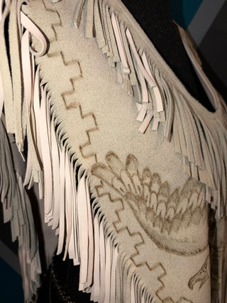 Eagles Landing Suede Fringe Poncho