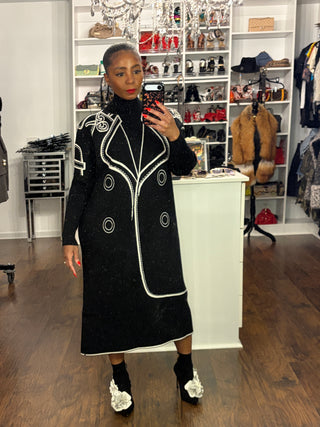 Outline Premium Knit Dress - The Vault by Sacha