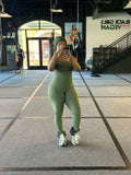 Army Green Yoga Romper - The Vault by Sacha