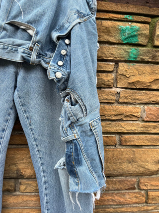 Custom Overlap Distressed Chaps