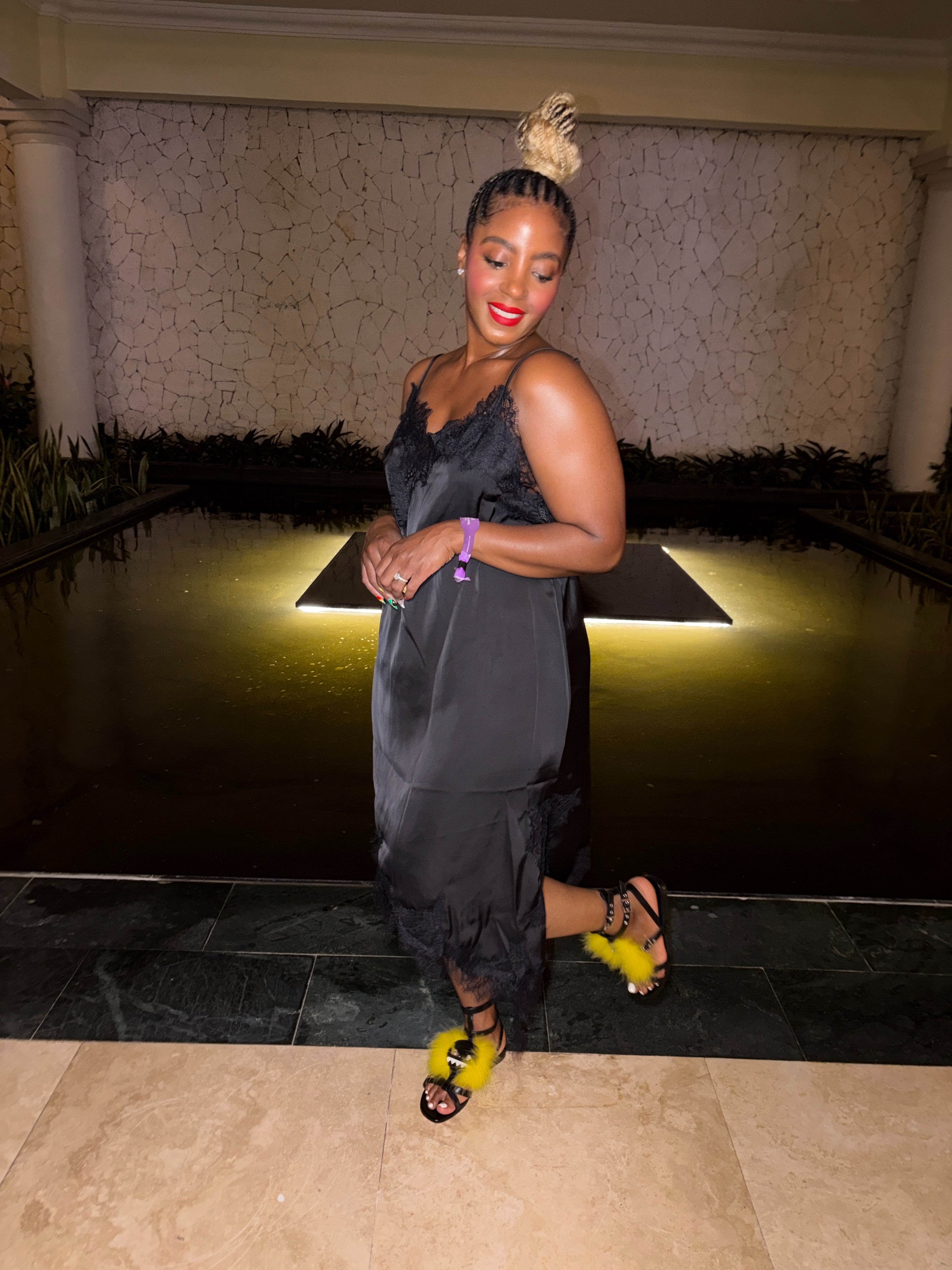 Harlem nights slip dress