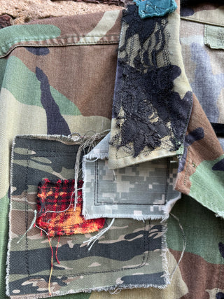 Custom Camo P Tulsa Patchwork Jacket - The Vault by Sacha