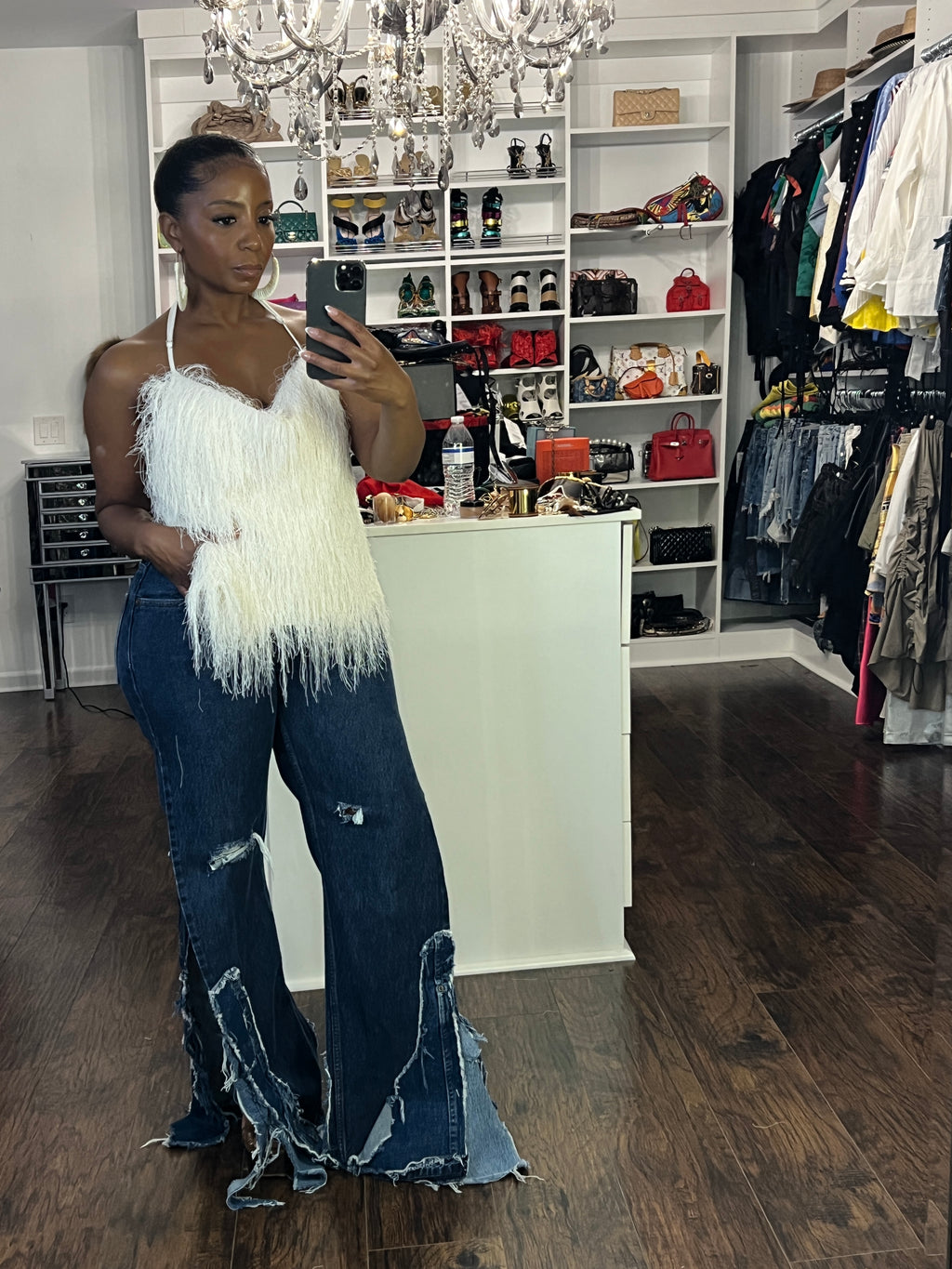 The Showstopper Fringe Halter - The Vault by Sacha