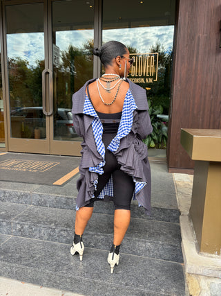 Backwards Suit Dress
