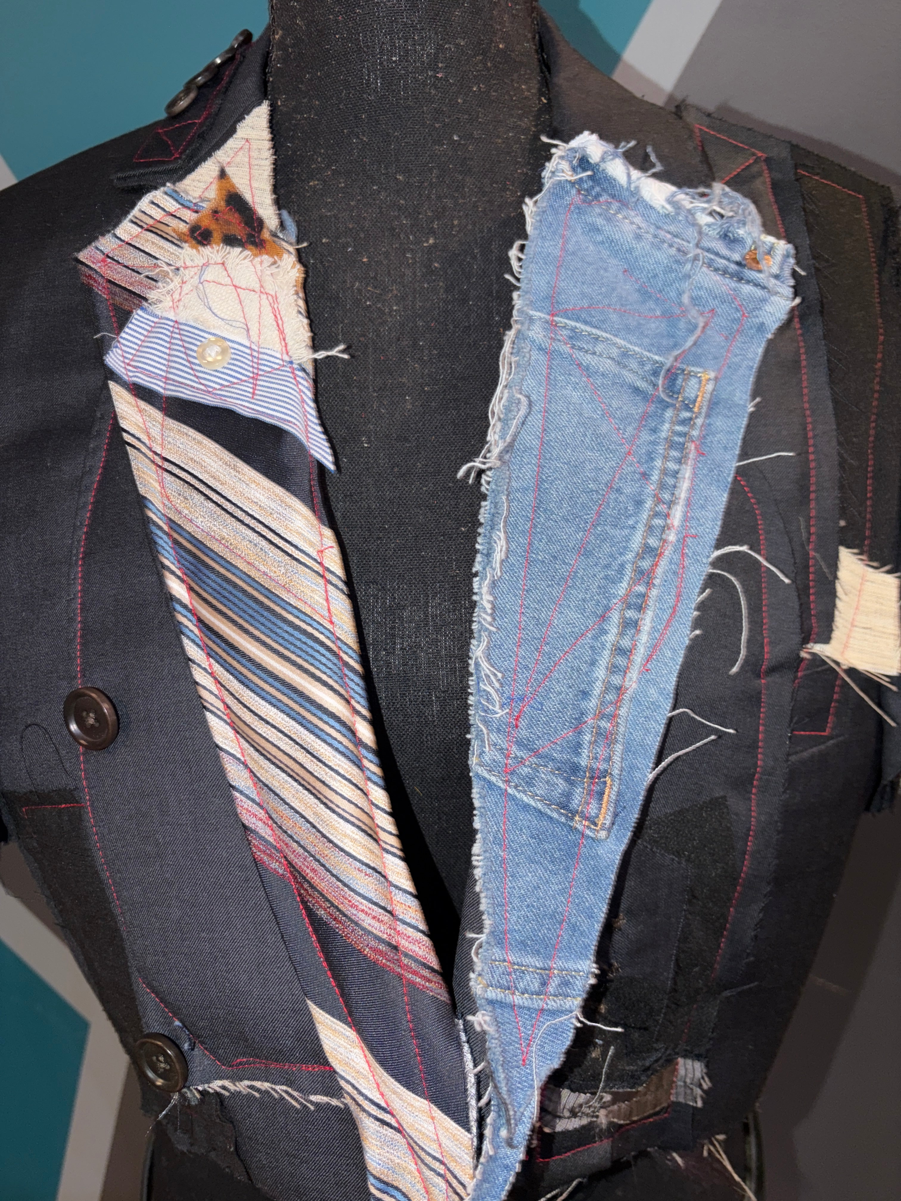 Pin striped Custom vest Sm/Med