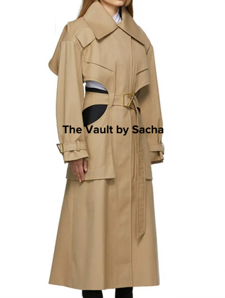 Cut Out Trench | FINAL SALE - The Vault by Sacha
