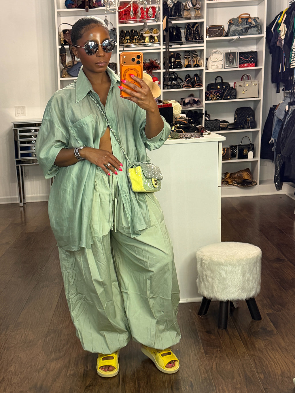 Sage Breeze Balloon Pants 7/3