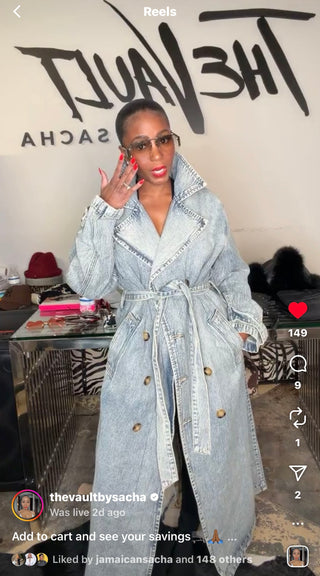 The Essential Denim Trench