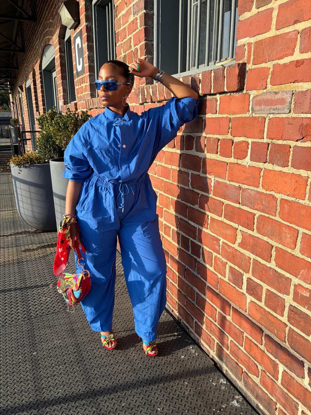 Command in Cobalt Jumpsuit/Romper - The Vault by Sacha
