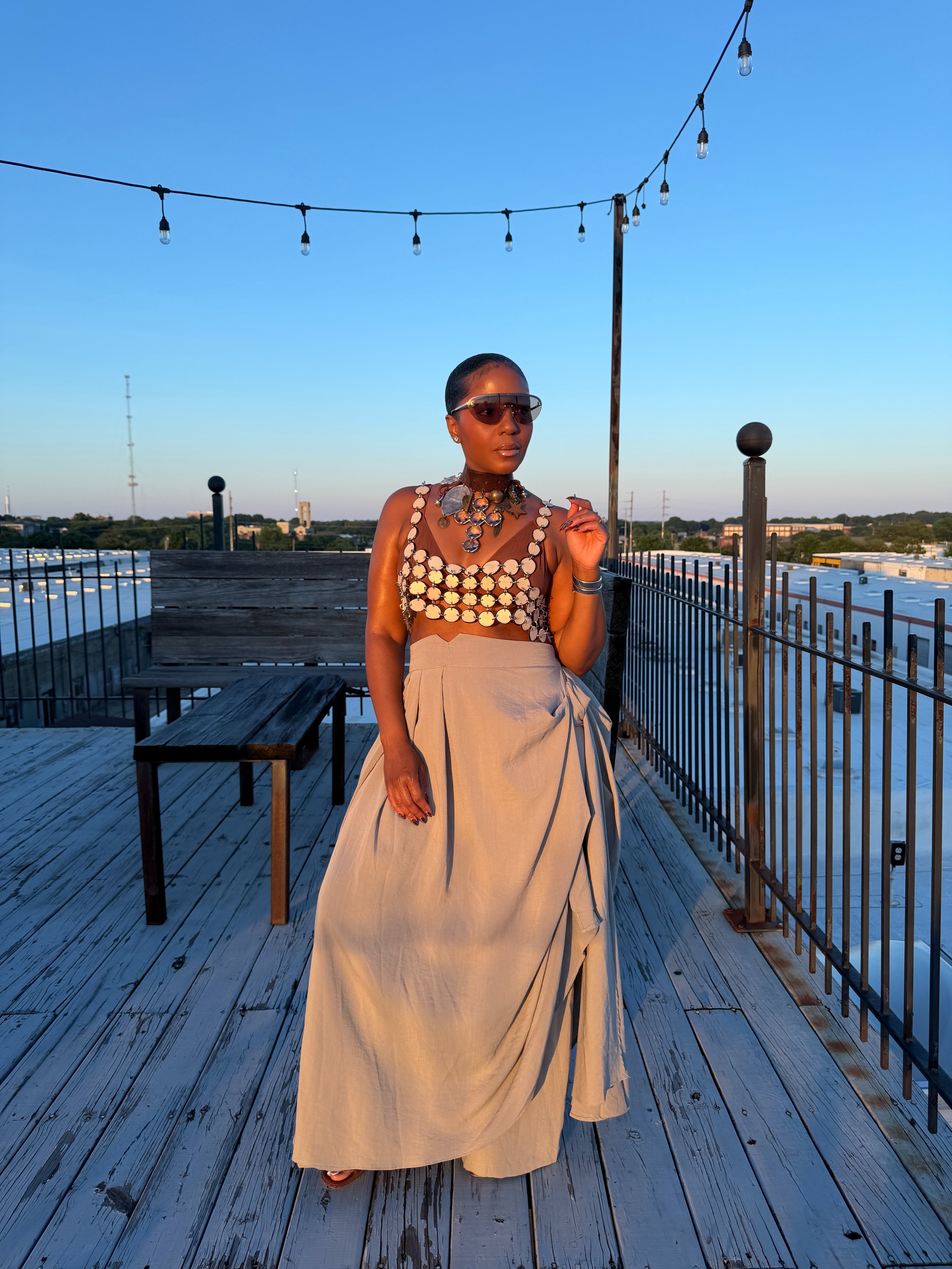 Grey Drape Pants 6/20