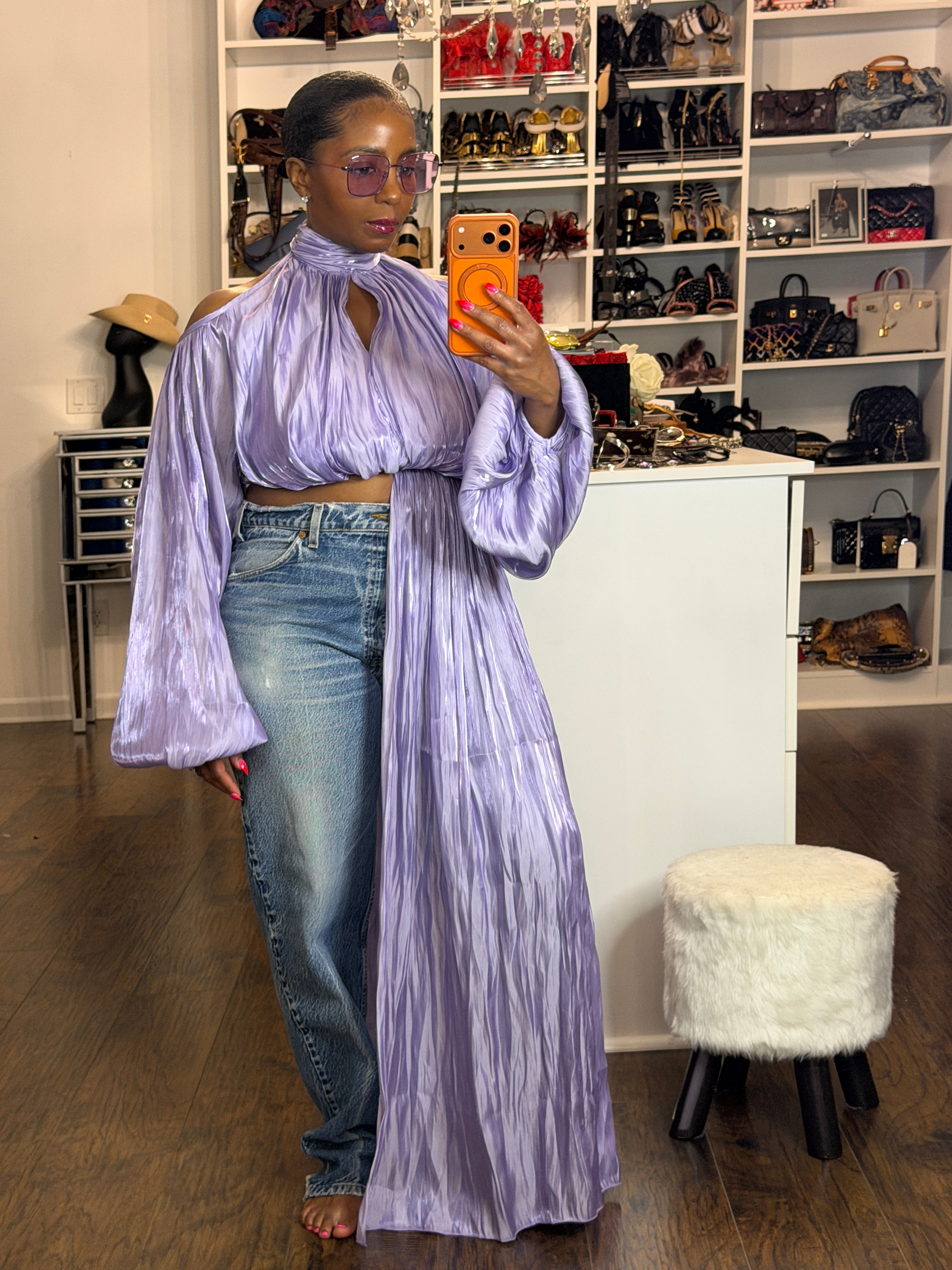 Lilac Allure Blouse 7/10