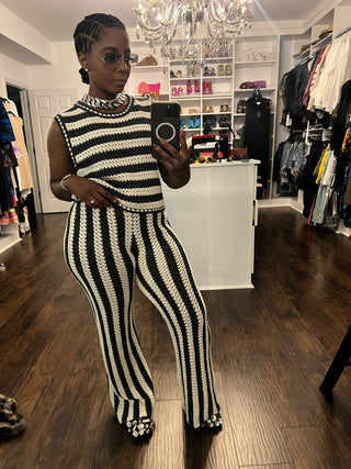 Striped Knit Co-Ord - The Vault by Sacha