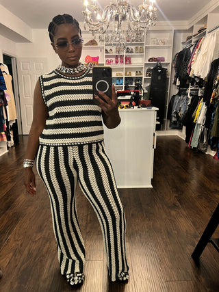 Striped Knit Co-Ord - The Vault by Sacha