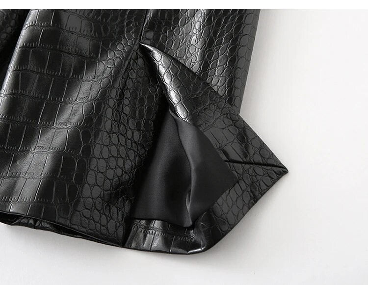 Crocodile Print Blazer - The Vault by Sacha