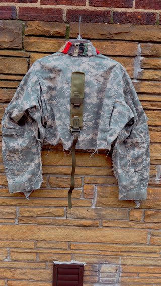 Custom Digital Crop Camo Jacket