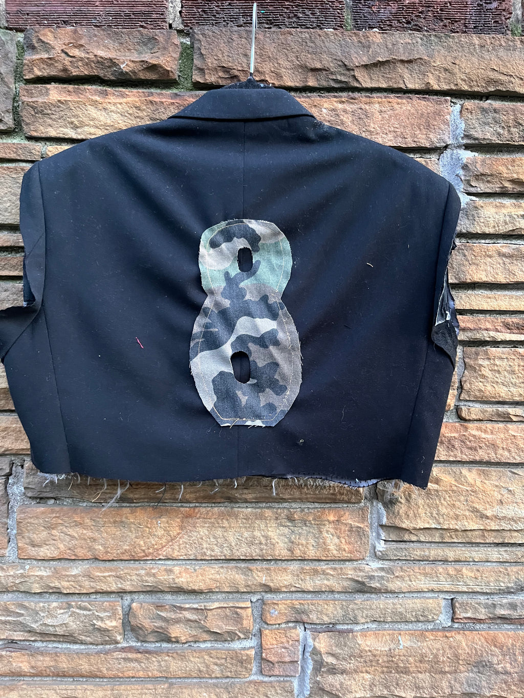 Custom Vintage Crop Army 8 Blazer - The Vault by Sacha