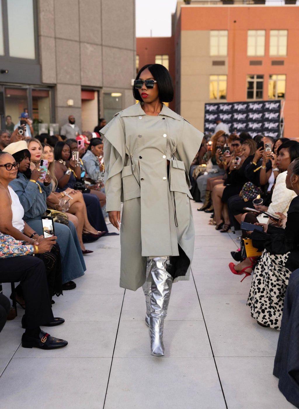 London Fog Split Trench - The Vault by Sacha