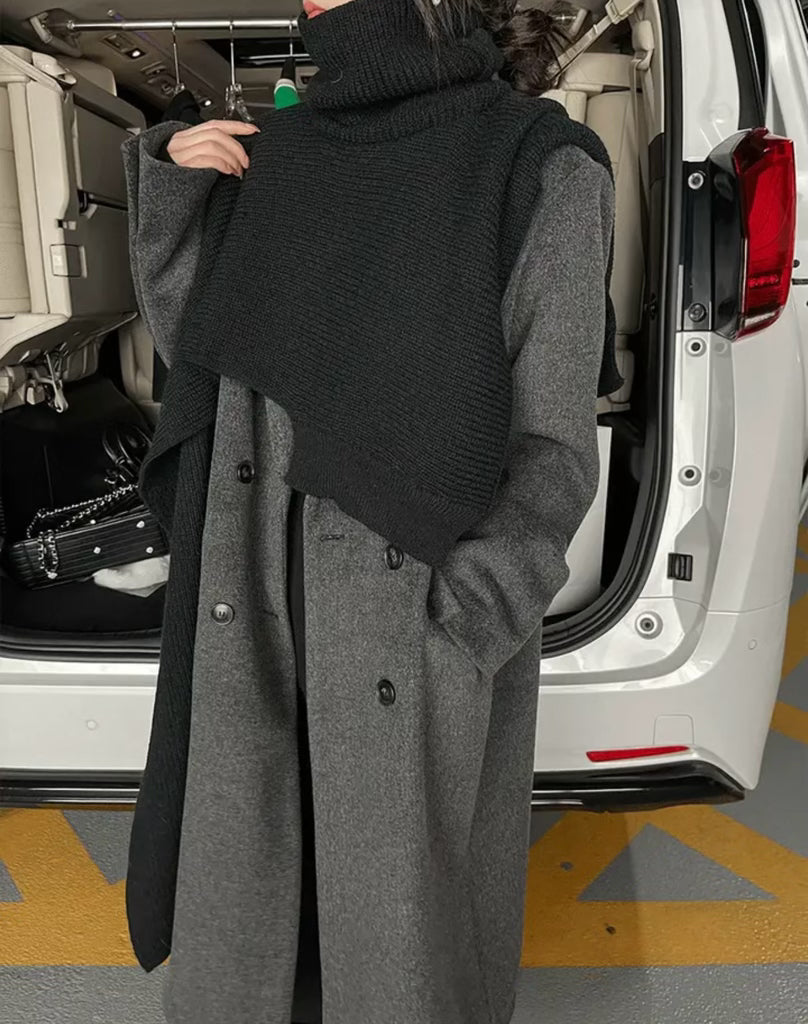 Knit Turtle Neck Vest | One Size | FINAL SALE - The Vault by Sacha