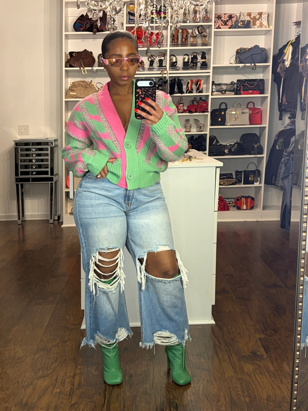 Watermelon cardigan - The Vault by Sacha