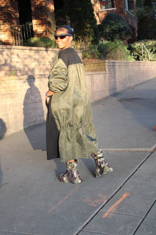 Parachute Sweatshirt Dress - The Vault by Sacha