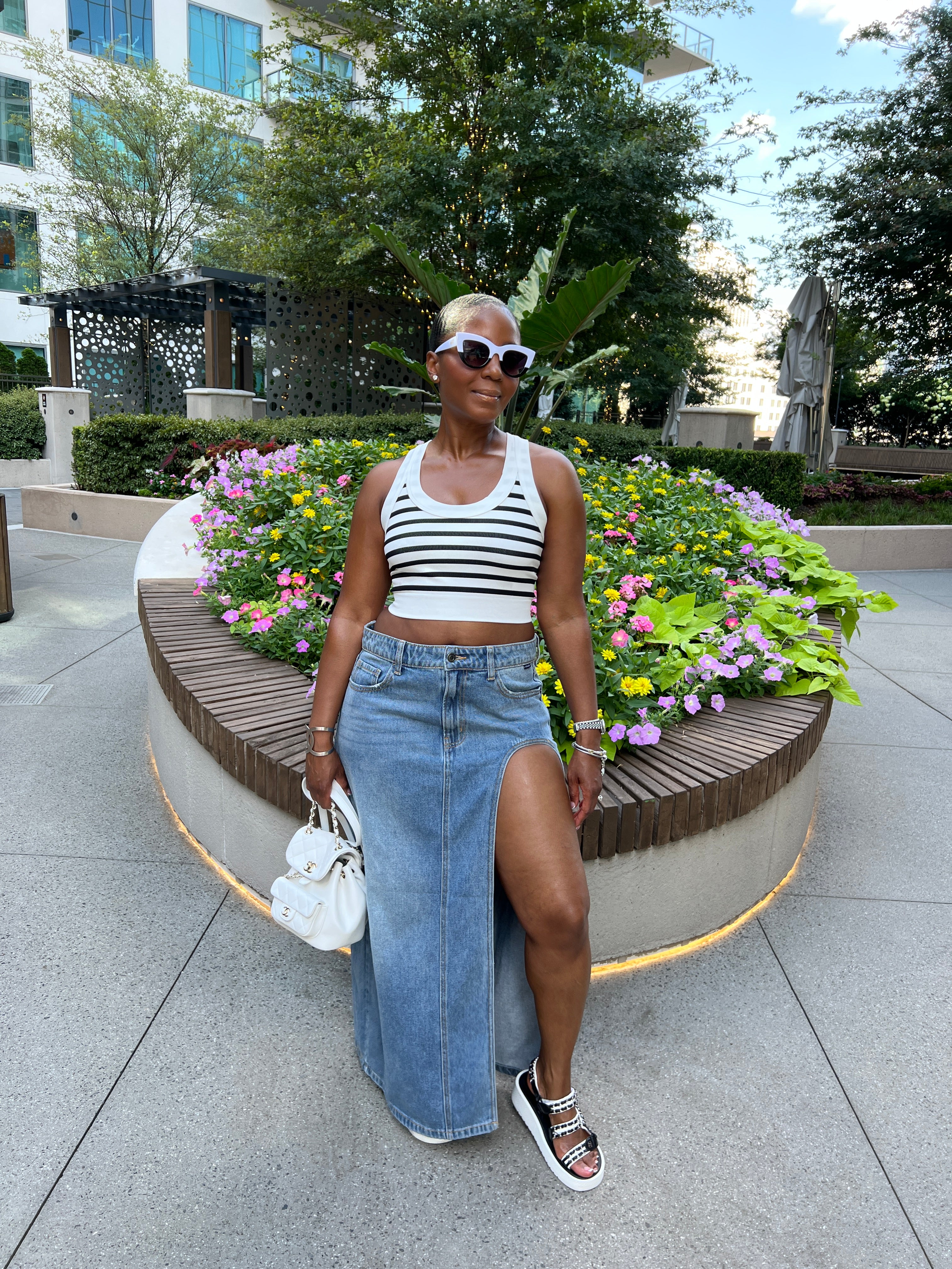 Show off Denim Skirt - The Vault by Sacha