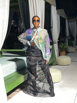 Organza 2Piece Skirt Set