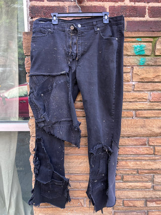 Custom Dark Wash Chaps Denim - The Vault by Sacha