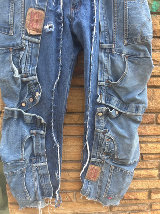 Custom Light Dark Levi’s Chaps