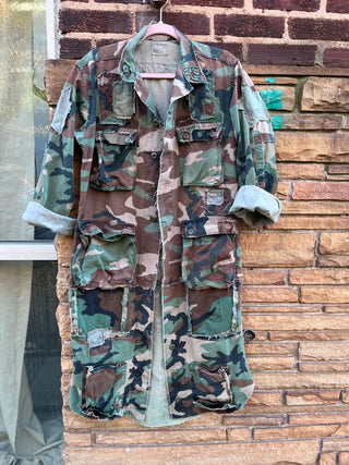 Custom Camo Patchwork Coat - The Vault by Sacha
