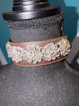 Chocolate Raindrops choker