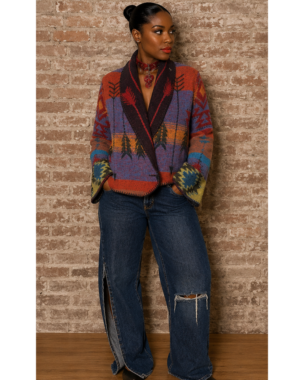Arrow Print Jacket