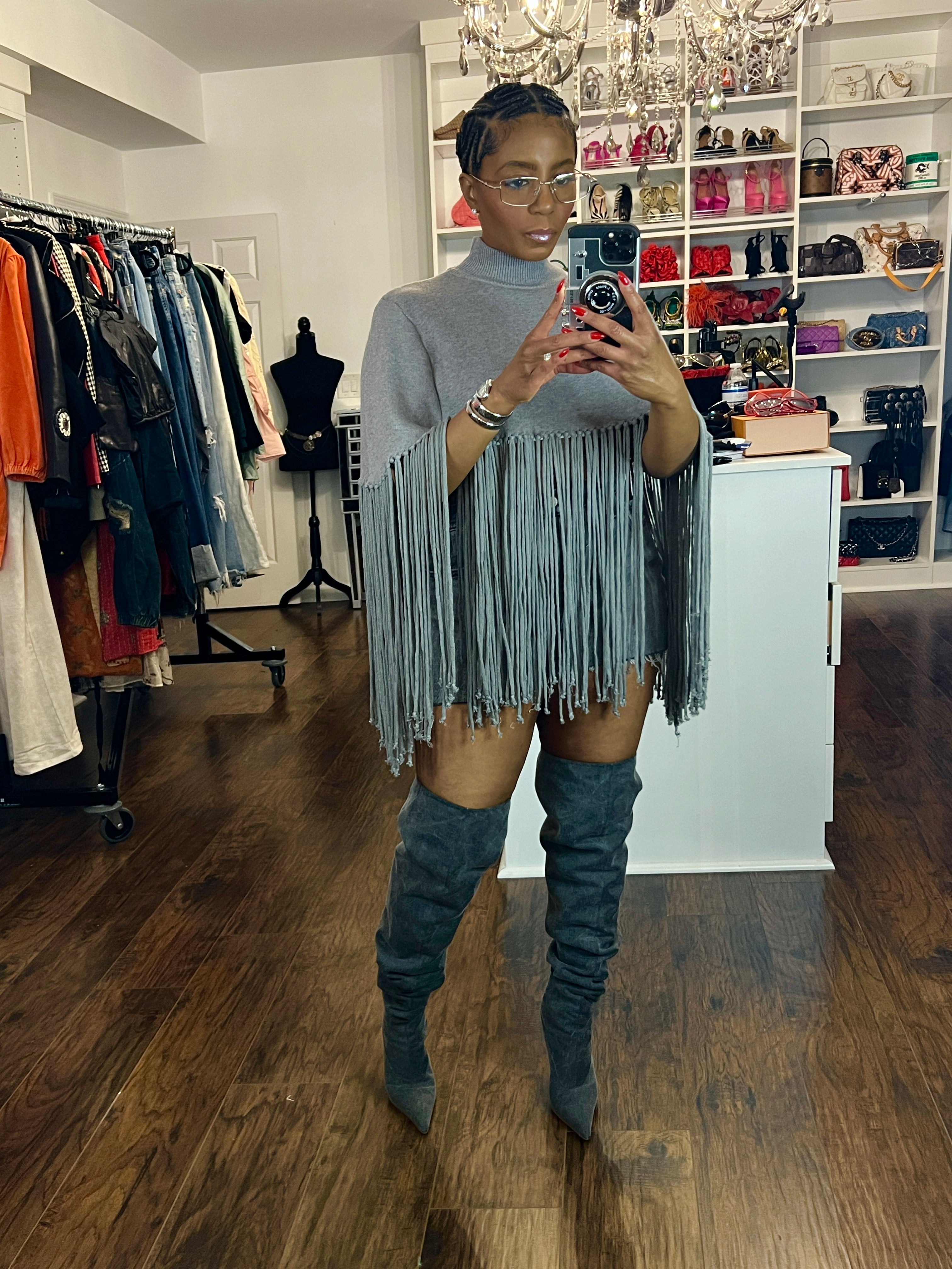 Silver Metal Frame Glasses - The Vault by Sacha