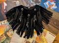 Suede Beaded Poncho