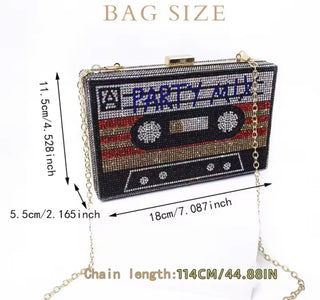 Party Mix Crystal Clutch Ships 10/30 - The Vault by Sacha