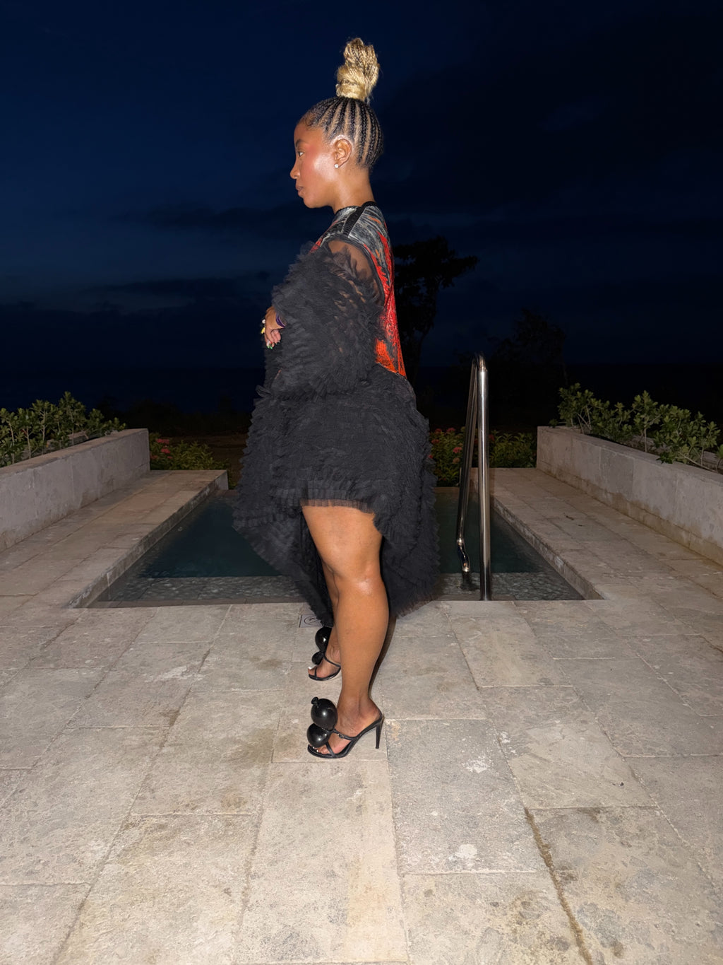Stormy Night Tulle Dress