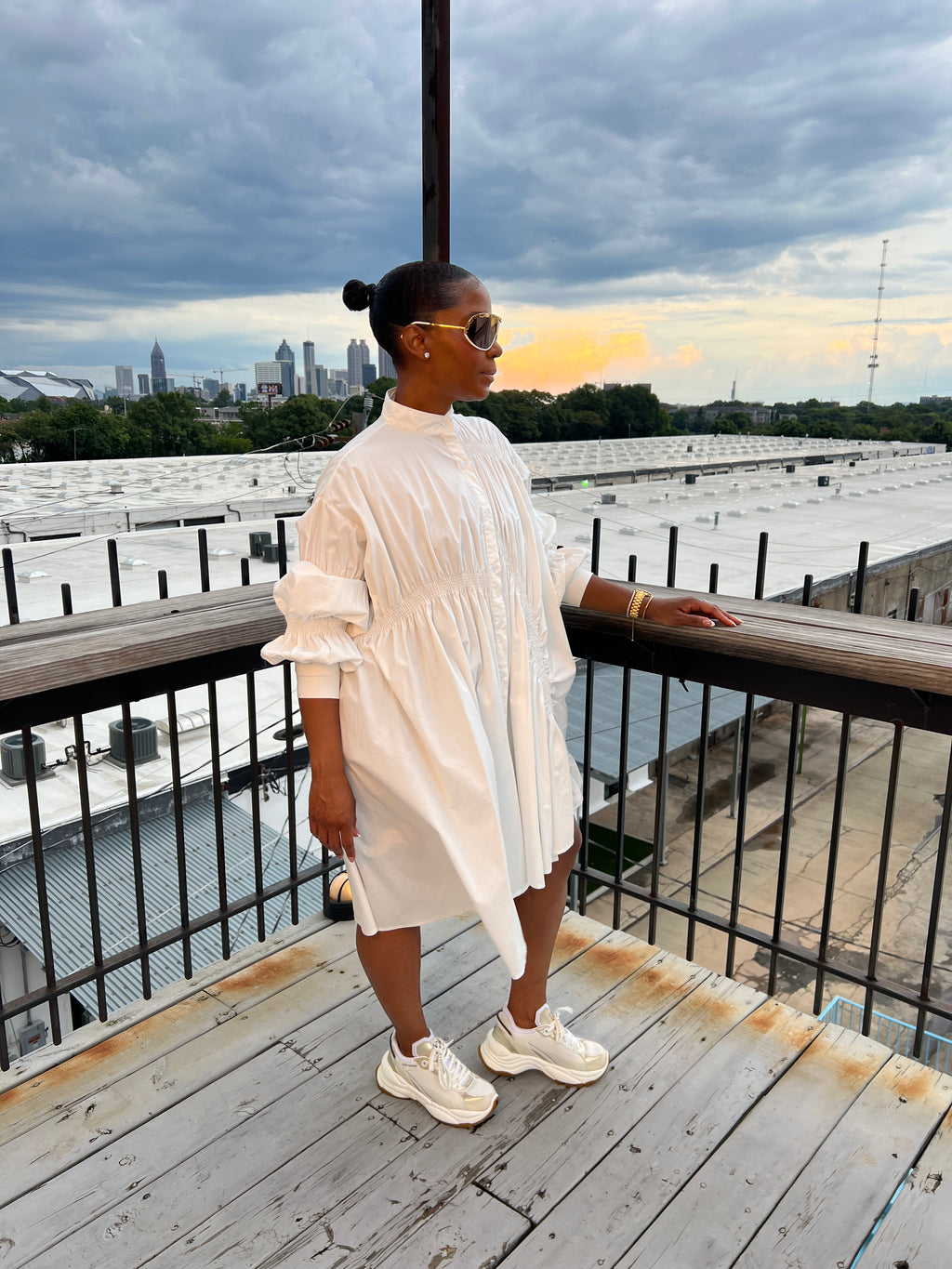 Sky Club Shirt Dress - The Vault by Sacha