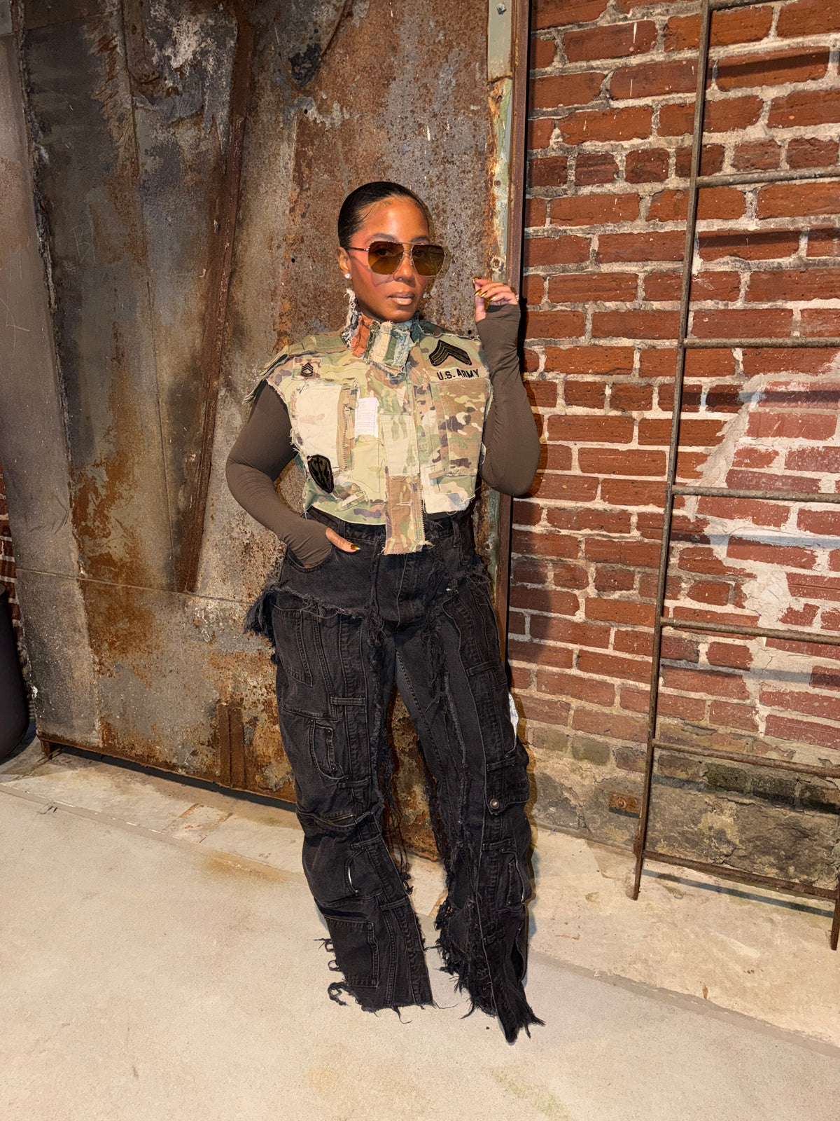 Custom Reworked Denim Jean - The Vault by Sacha