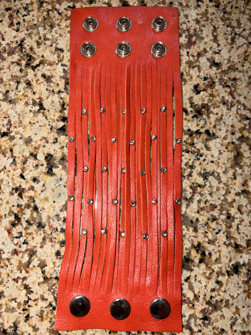 Fringe cuff bracelets