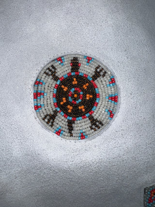 Suede beaded Poncho -Preorder