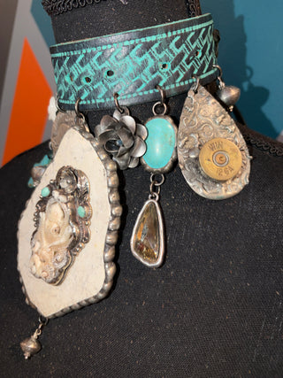 Spiritual Turquoise Handmade Choker