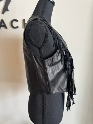 Twist Fringe Vest - The Vault by Sacha