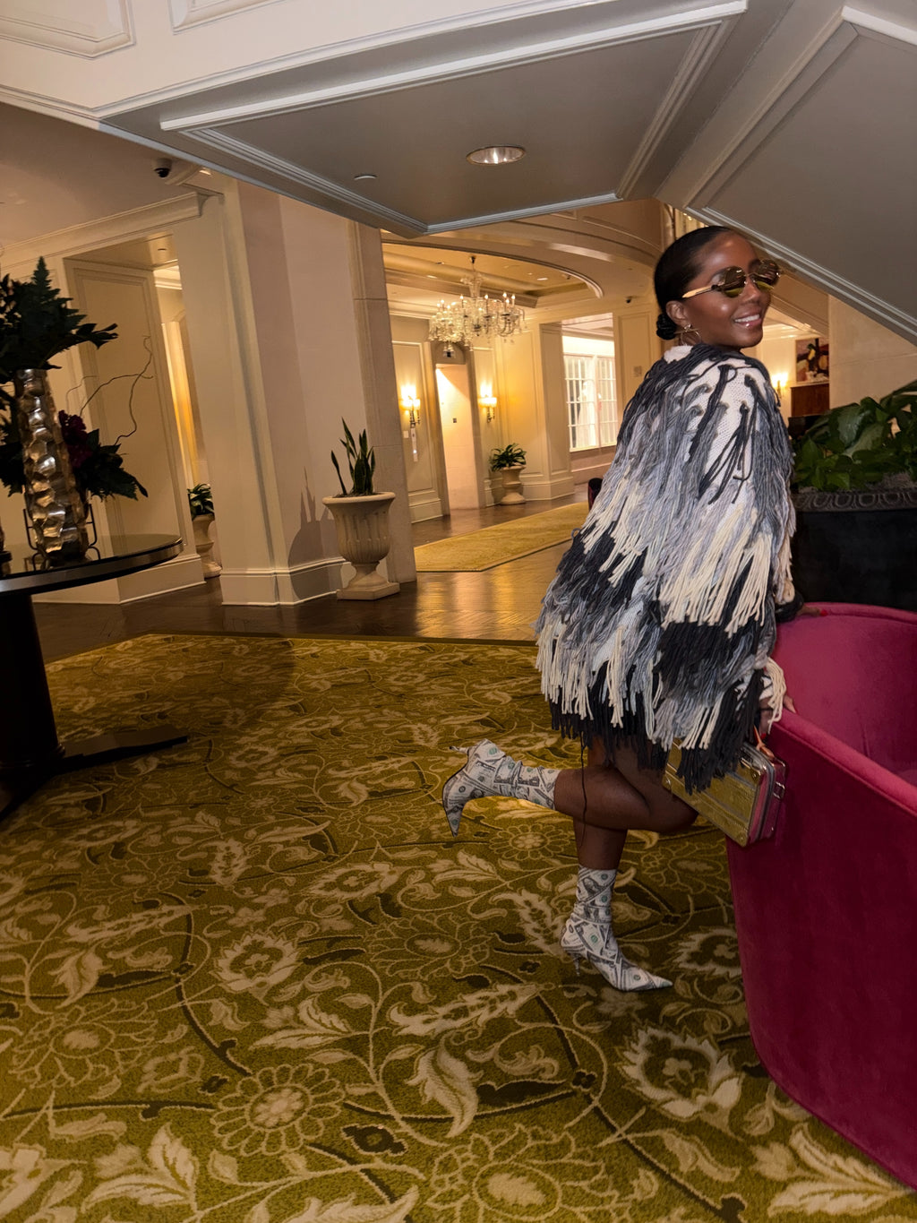 Shake it Baby (grey)Fringe Sweater Coat - The Vault by Sacha