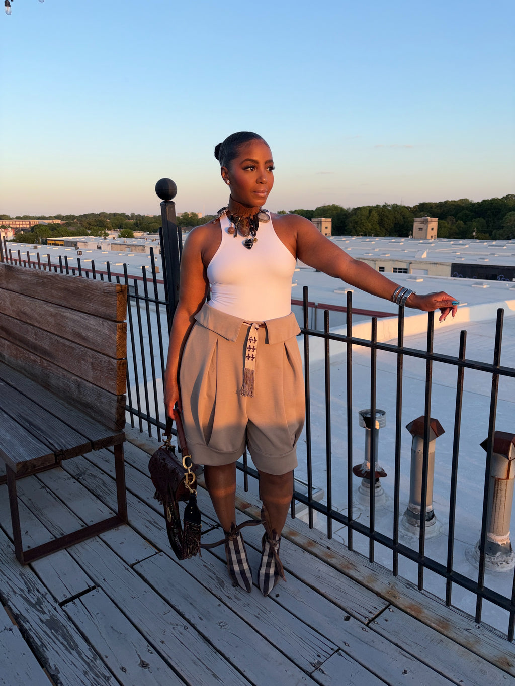 Soft Structured flap shorts - The Vault by Sacha