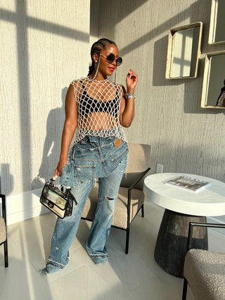 Forget Me Knot Pearl Top